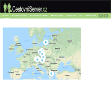 Tablet Screenshot of cestovniserver.cz